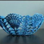 Crochet Lace Doily Bowl Ba..